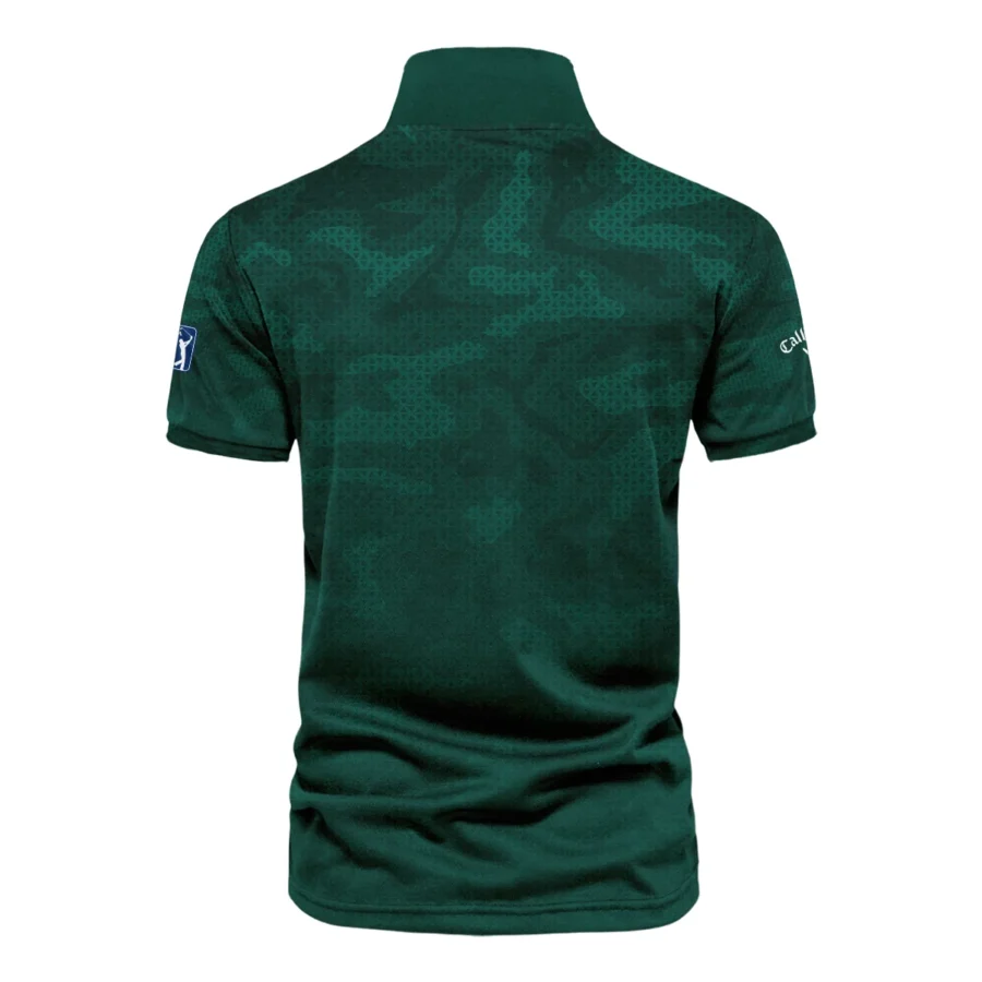 Masters Tournament Callaway Camo Sport Green Abstract Vneck Polo Shirt Style Classic Polo Shirt For Men