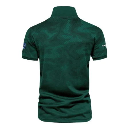 Masters Tournament Ping Camo Sport Green Abstract Vneck Polo Shirt Style Classic Polo Shirt For Men