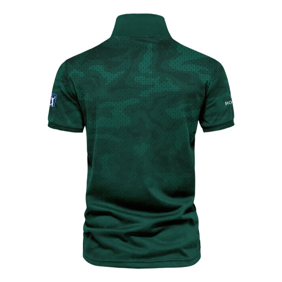 Masters Tournament Rolex Camo Sport Green Abstract Vneck Polo Shirt Style Classic Polo Shirt For Men