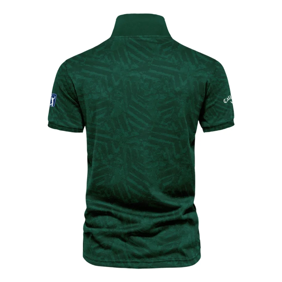 Callaway Masters Tournament Green Stratches Seamless Pattern Vneck Polo Shirt Style Classic Polo Shirt For Men