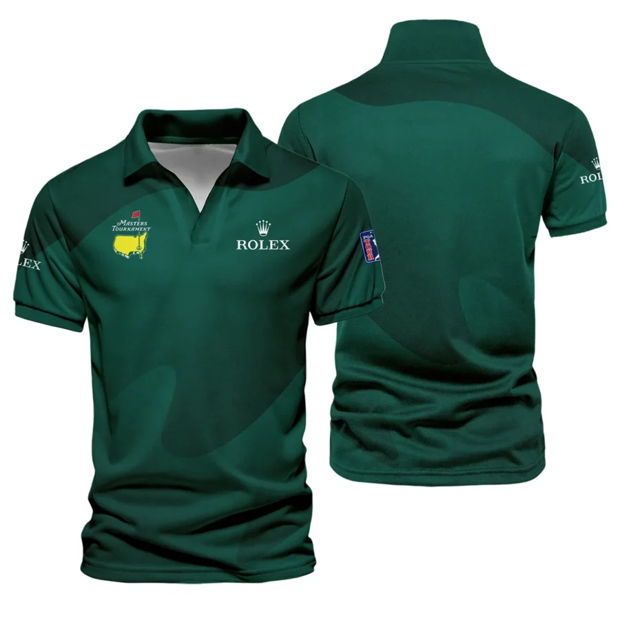 Golf For Sublimation Sport Green Masters Tournament Rolex Vneck Polo Shirt Style Classic Polo Shirt For Men