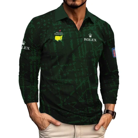 Masters Tournament Rolex Golf Pattern Halftone Green Unisex Sweatshirt Style Classic Sweatshirt
