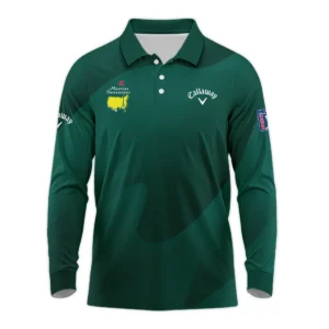 Golf For Sublimation Sport Green Masters Tournament Callaway Zipper Polo Shirt Style Classic Zipper Polo Shirt For Men