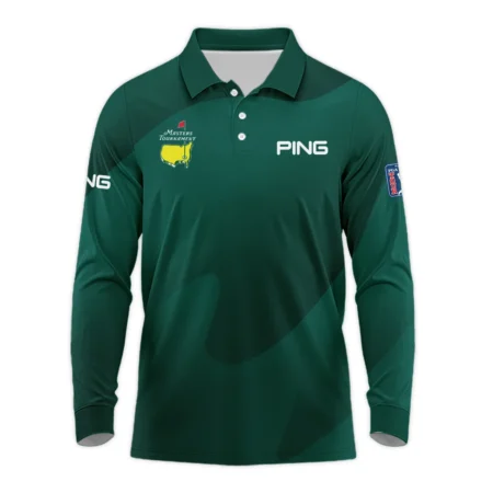 Golf For Sublimation Sport Green Masters Tournament Ping Long Polo Shirt Style Classic Long Polo Shirt For Men