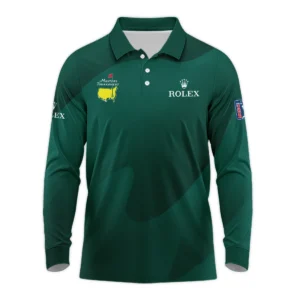 Golf For Sublimation Sport Green Masters Tournament Rolex Zipper Polo Shirt Style Classic Zipper Polo Shirt For Men