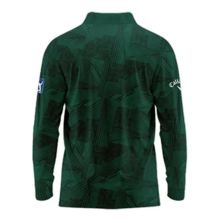 Masters Tournament Callaway Sublimation Sports Dark Green Long Polo Shirt Style Classic Long Polo Shirt For Men