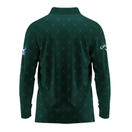 Diamond Shapes With Geometric Pattern Masters Tournament Callaway Long Polo Shirt Style Classic Long Polo Shirt For Men