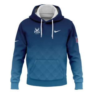 2024 PGA Championship Valhalla Nike Blue Gradient Abstract Stripes  Zipper Hoodie Shirt Style Classic Zipper Hoodie Shirt