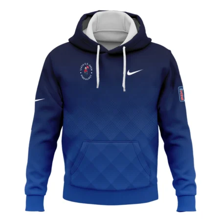 124th U.S. Open Pinehurst Nike Dark Blue Gradient Stripes Pattern Hoodie Shirt Style Classic Hoodie Shirt