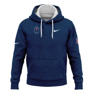 Nike 124th U.S. Open Pinehurst Stars Gradient Pattern Dark Blue Zipper Hoodie Shirt Style Classic Zipper Hoodie Shirt