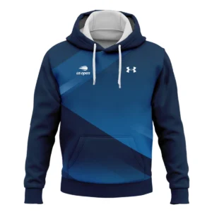 US Open Tennis Champions Dark Blue Background Under Armour Zipper Hoodie Shirt Style Classic Zipper Hoodie Shirt