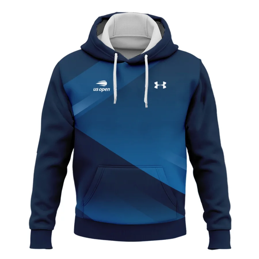 US Open Tennis Champions Dark Blue Background Under Armour Hoodie Shirt Style Classic Hoodie Shirt