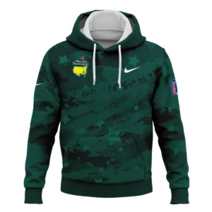 Dark Green Stars Pattern Grunge Background Masters Tournament Nike Zipper Hoodie Shirt Style Classic Zipper Hoodie Shirt