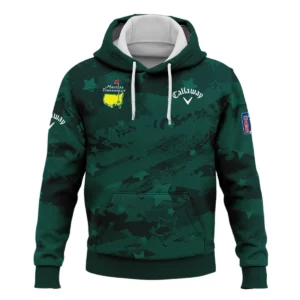 Dark Green Stars Pattern Grunge Background Masters Tournament Callaway Zipper Hoodie Shirt Style Classic Zipper Hoodie Shirt