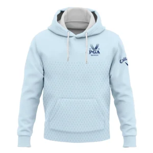 PGA Trophy Pattern Light Blue 2024 PGA Championship Valhalla Callaway Zipper Hoodie Shirt Style Classic Zipper Hoodie Shirt