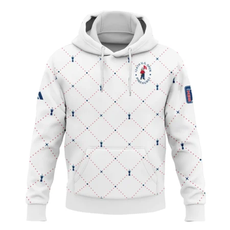 Argyle Pattern With Cup 124th U.S. Open Pinehurst Adidas Hoodie Shirt Style Classic Hoodie Shirt