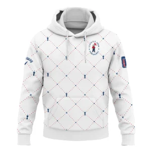 Argyle Pattern With Cup 124th U.S. Open Pinehurst Callaway Zipper Hoodie Shirt Style Classic Zipper Hoodie Shirt