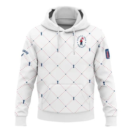 Argyle Pattern With Cup 124th U.S. Open Pinehurst Callaway Hoodie Shirt Style Classic Hoodie Shirt