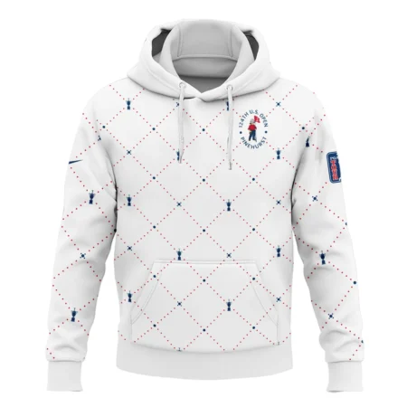 Argyle Pattern With Cup 124th U.S. Open Pinehurst Nike Hoodie Shirt Style Classic Hoodie Shirt