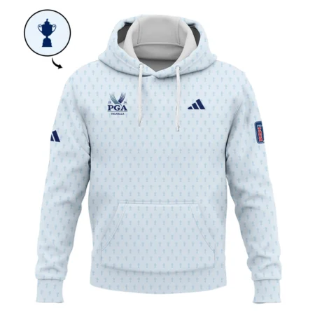 Golf Pattern Cup White Mix Light Blue 2024 PGA Championship Valhalla Adidas Unisex Sweatshirt Style Classic Sweatshirt