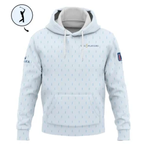 Golf Pattern Light Blue THE PLAYERS Championship Rolex Zipper Hoodie Shirt Style Classic Zipper Hoodie Shirt