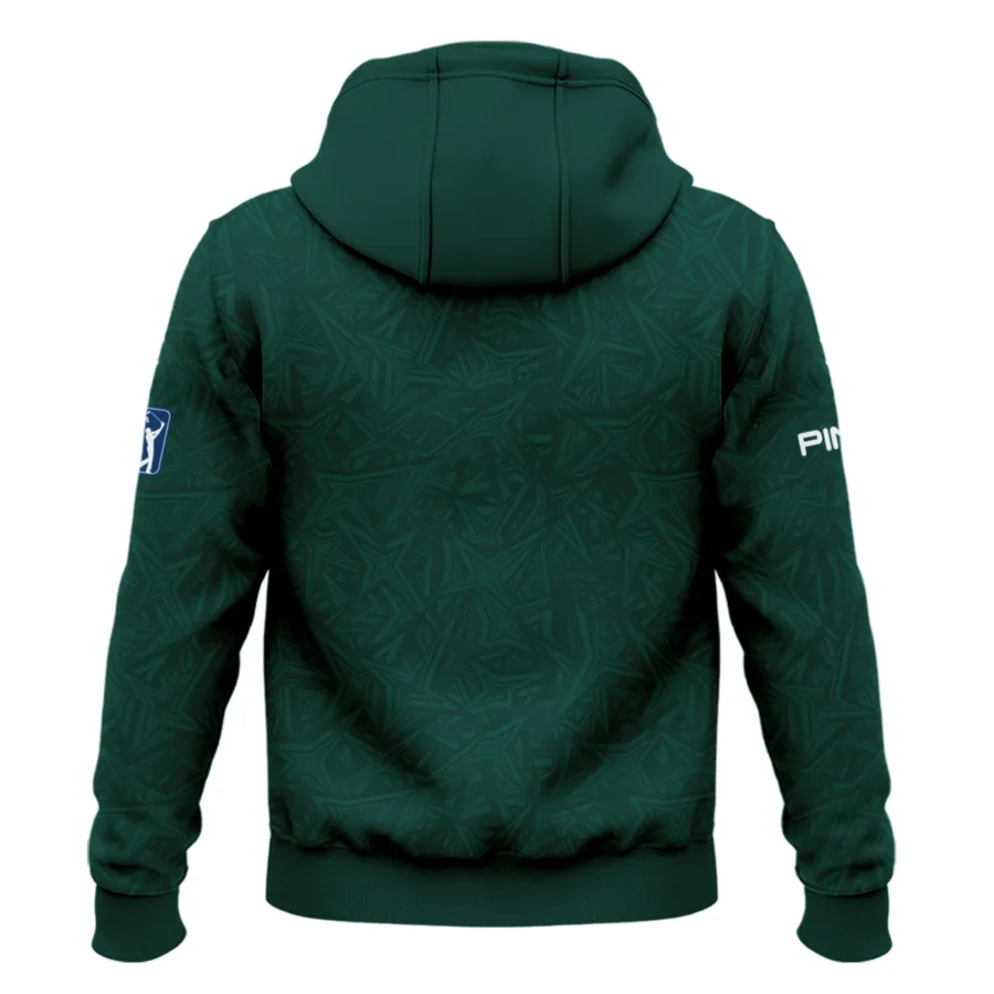 Stars Dark Green Abstract Sport Masters Tournament Ping Zipper Hoodie Shirt Style Classic Zipper Hoodie Shirt