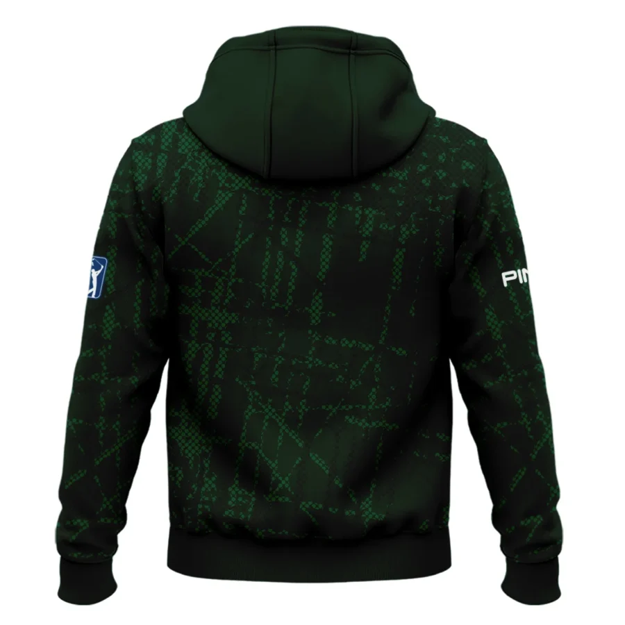 Masters Tournament Ping Golf Pattern Halftone Green Zipper Hoodie Shirt Style Classic Zipper Hoodie Shirt