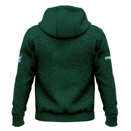 Ping Masters Tournament Green Stratches Seamless Pattern Zipper Hoodie Shirt Style Classic Zipper Hoodie Shirt