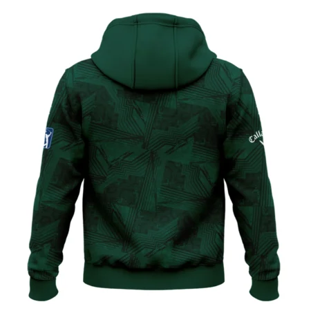 Masters Tournament Callaway Sublimation Sports Dark Green Zipper Hoodie Shirt Style Classic Zipper Hoodie Shirt