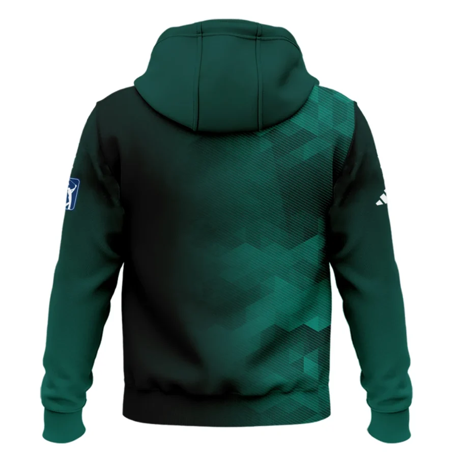 Adidas Golf Sport Dark Green Gradient Abstract Background Masters Tournament Zipper Hoodie Shirt Style Classic Zipper Hoodie Shirt