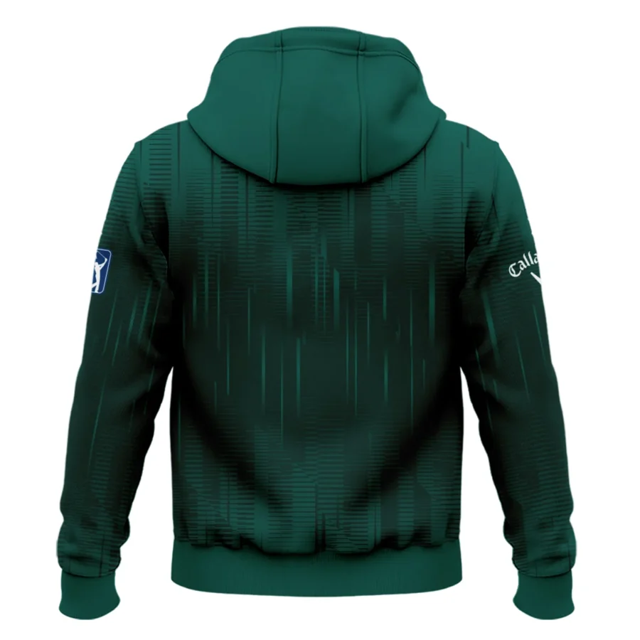 Masters Tournament Callaway Dark Green Gradient Stripes Pattern Hoodie Shirt Style Classic Hoodie Shirt