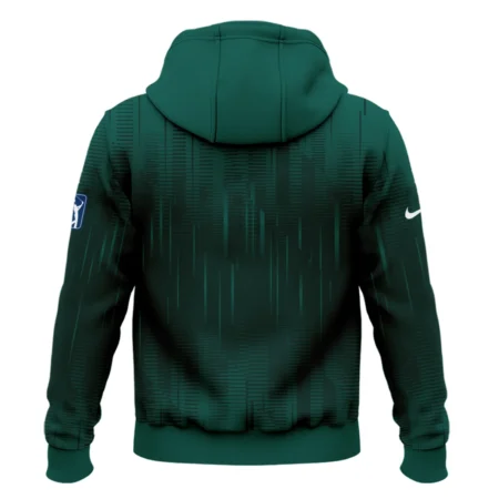 Masters Tournament Nike Dark Green Gradient Stripes Pattern Zipper Hoodie Shirt Style Classic Zipper Hoodie Shirt