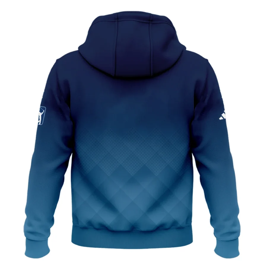 2024 PGA Championship Valhalla Adidas Blue Gradient Abstract Stripes  Hoodie Shirt Style Classic Hoodie Shirt