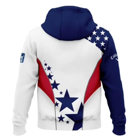 124th U.S. Open Pinehurst Callaway Stars US Flag White Blue Hoodie Shirt Style Classic Hoodie Shirt