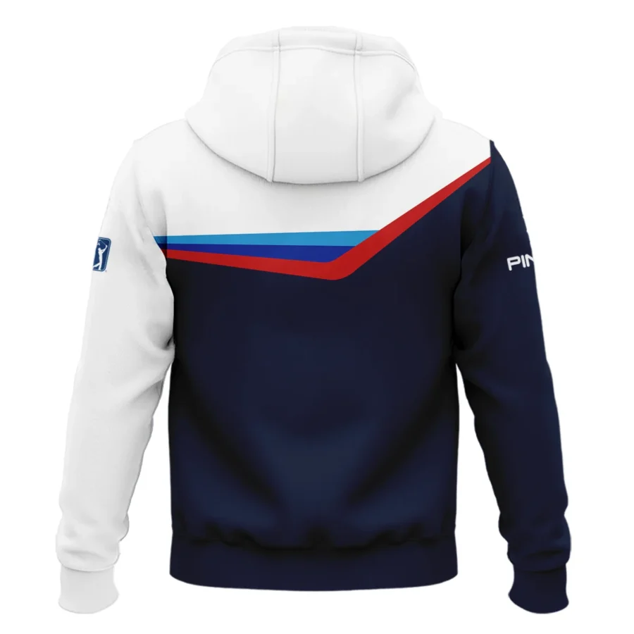 124th U.S. Open Pinehurst Golf Blue Red Line White Pattern Ping Hoodie Shirt Style Classic Hoodie Shirt