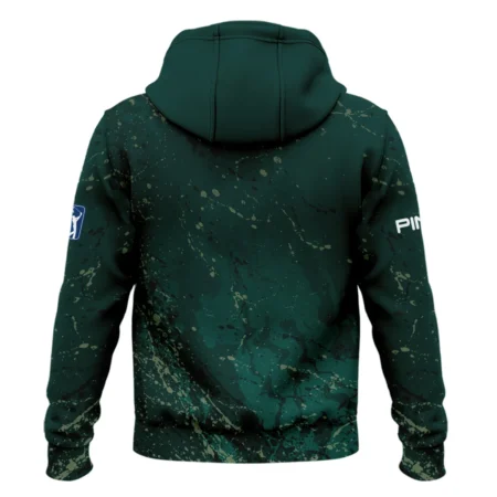 Old Cracked Texture With Gold Splash Paint Masters Tournament Ping Zipper Hoodie Shirt Style Classic Zipper Hoodie Shirt