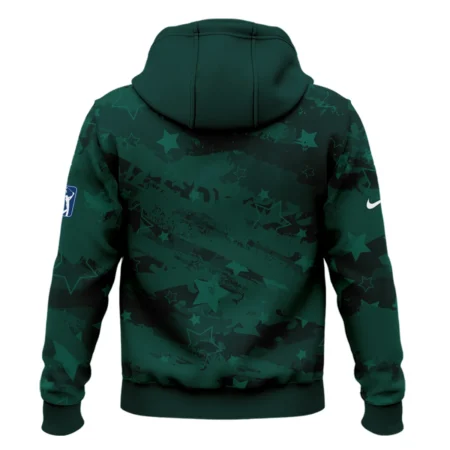 Dark Green Stars Pattern Grunge Background Masters Tournament Nike Zipper Hoodie Shirt Style Classic Zipper Hoodie Shirt