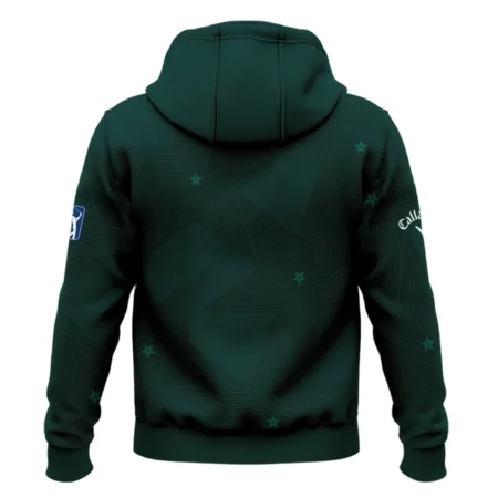 Dark Green Background Masters Tournament Callaway Zipper Hoodie Shirt Style Classic Zipper Hoodie Shirt