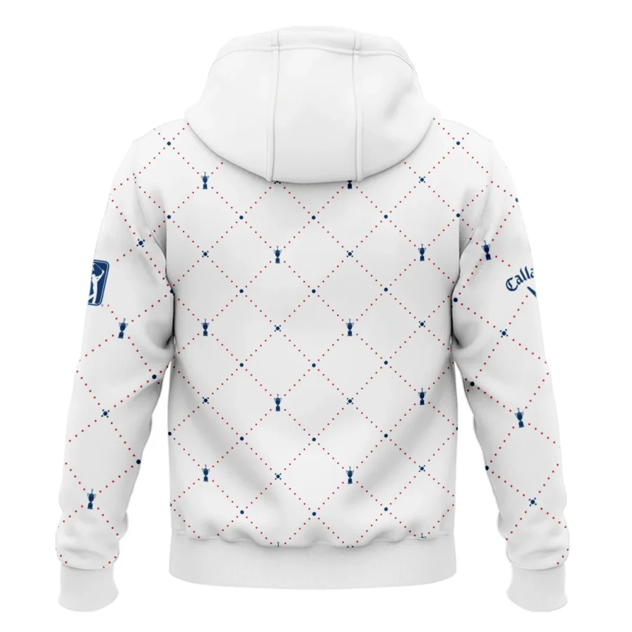 Argyle Pattern With Cup 124th U.S. Open Pinehurst Callaway Zipper Hoodie Shirt Style Classic Zipper Hoodie Shirt