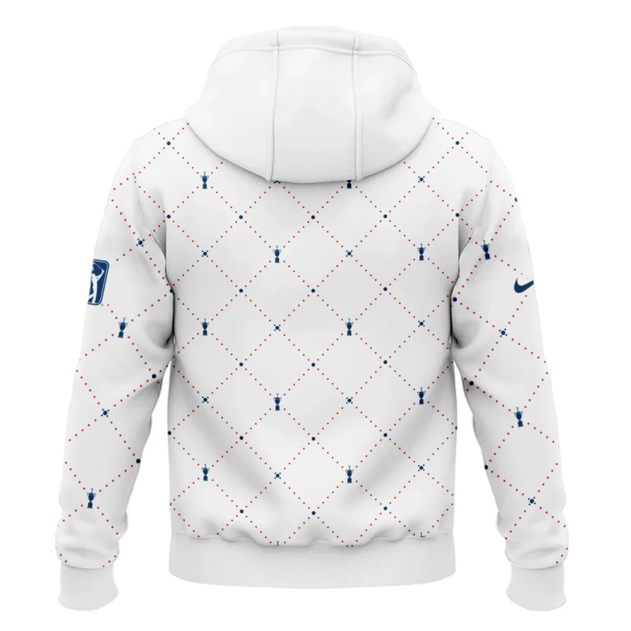 Argyle Pattern With Cup 124th U.S. Open Pinehurst Nike Zipper Hoodie Shirt Style Classic Zipper Hoodie Shirt