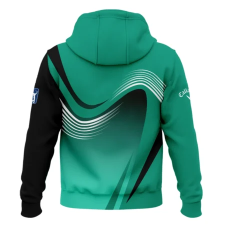 Golf Pattern Cup White Mix Green Masters Tournament Callaway Zipper Hoodie Shirt Style Classic Zipper Hoodie Shirt