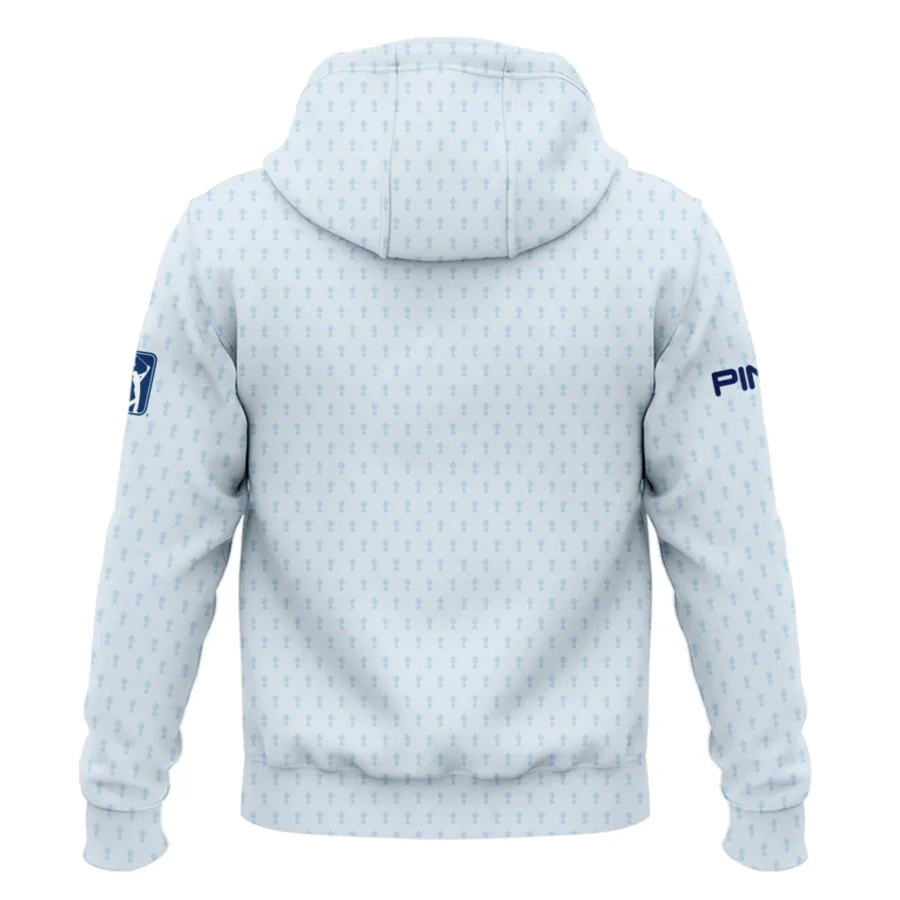 Golf Pattern Cup White Mix Light Blue 2024 PGA Championship Valhalla Ping Hoodie Shirt Style Classic Hoodie Shirt