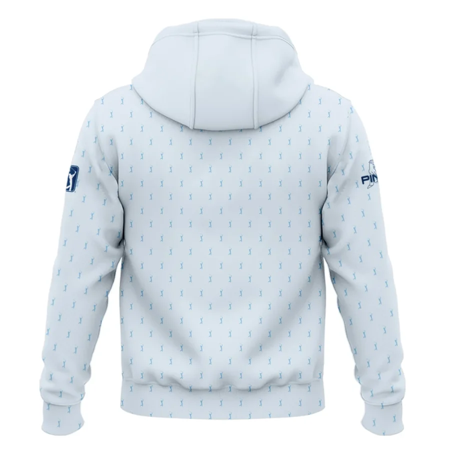 Golf Pattern Light Blue THE PLAYERS Championship Ping Zipper Hoodie Shirt Style Classic Zipper Hoodie Shirt