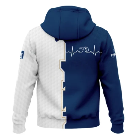 Golf Heart Beat Navy Blue THE PLAYERS Championship Ping Zipper Hoodie Shirt Style Classic Zipper Hoodie Shirt