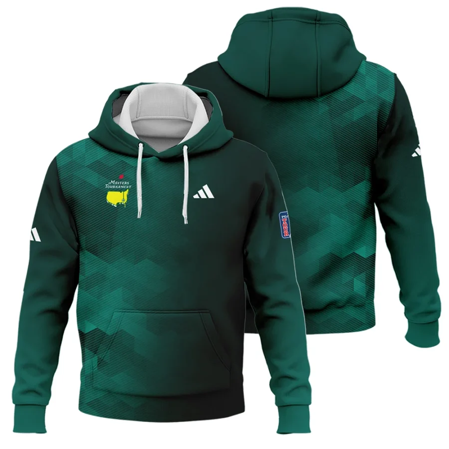 Adidas Golf Sport Dark Green Gradient Abstract Background Masters Tournament Hoodie Shirt Style Classic Hoodie Shirt