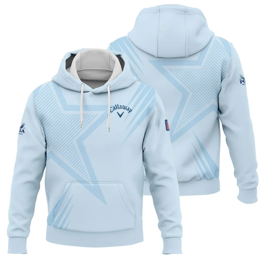 2024 PGA Championship Valhalla Golf Star Line Pattern Light Blue Callaway Hoodie Shirt Style Classic Hoodie Shirt