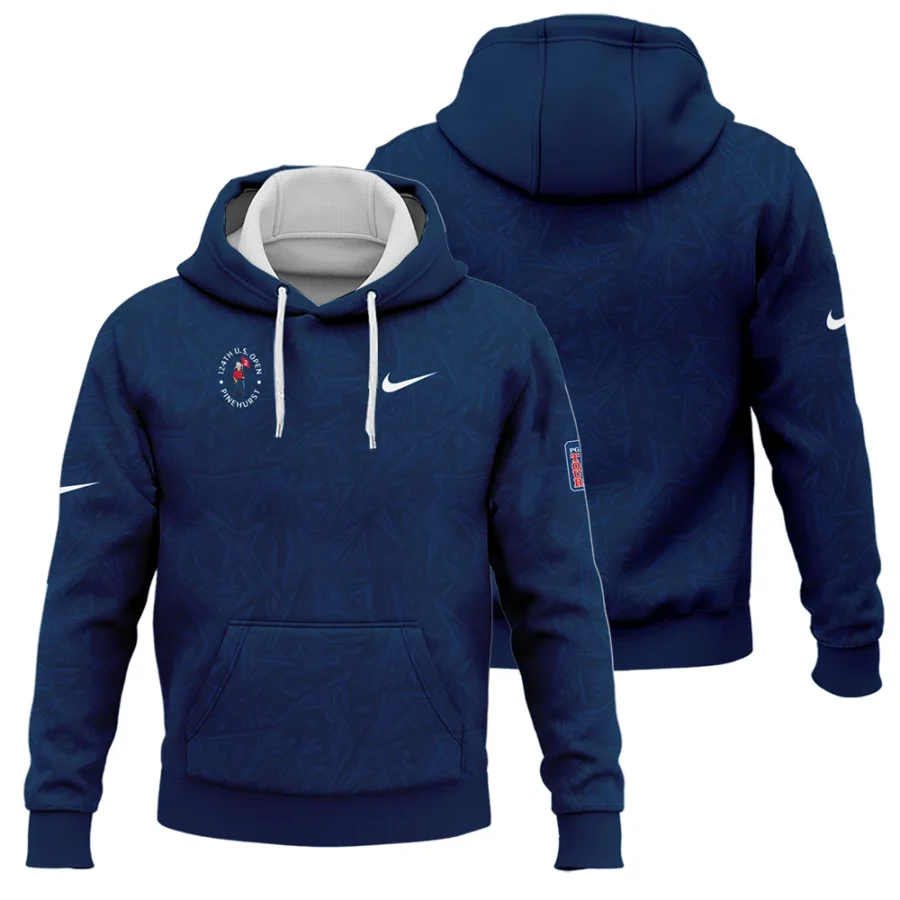 Nike 124th U.S. Open Pinehurst Stars Gradient Pattern Dark Blue Hoodie Shirt Style Classic Hoodie Shirt