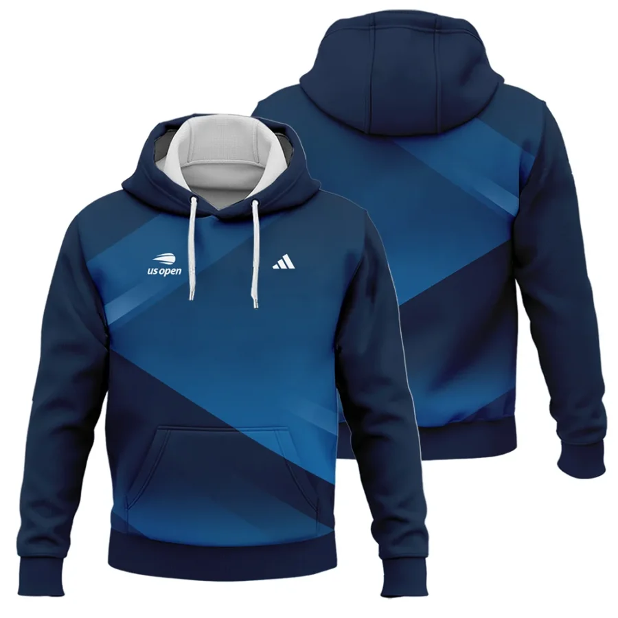 US Open Tennis Champions Dark Blue Background Adidas Hoodie Shirt Style Classic Hoodie Shirt