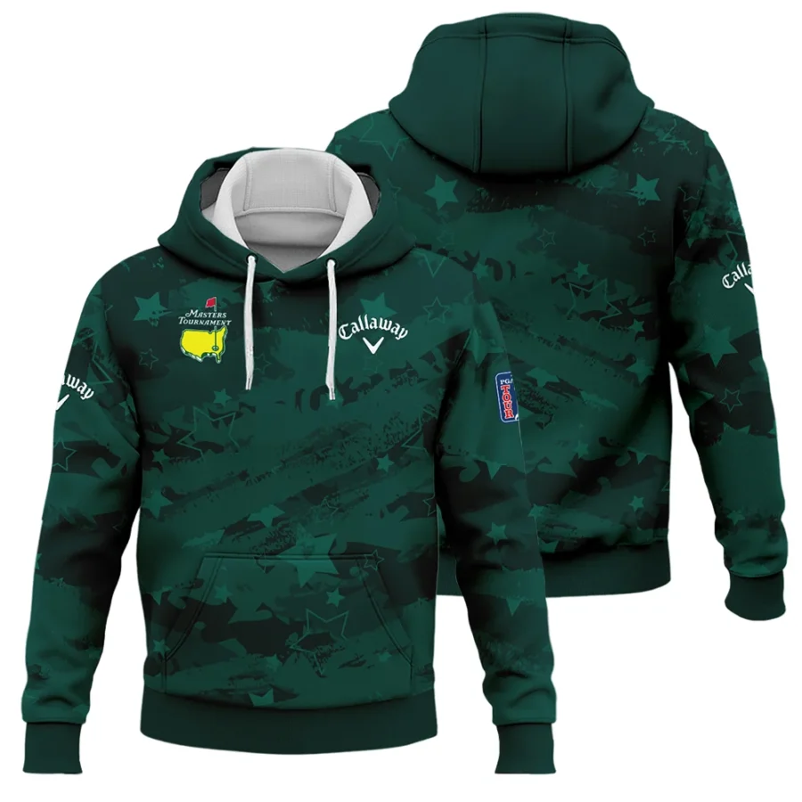 Dark Green Stars Pattern Grunge Background Masters Tournament Callaway Hoodie Shirt Style Classic Hoodie Shirt