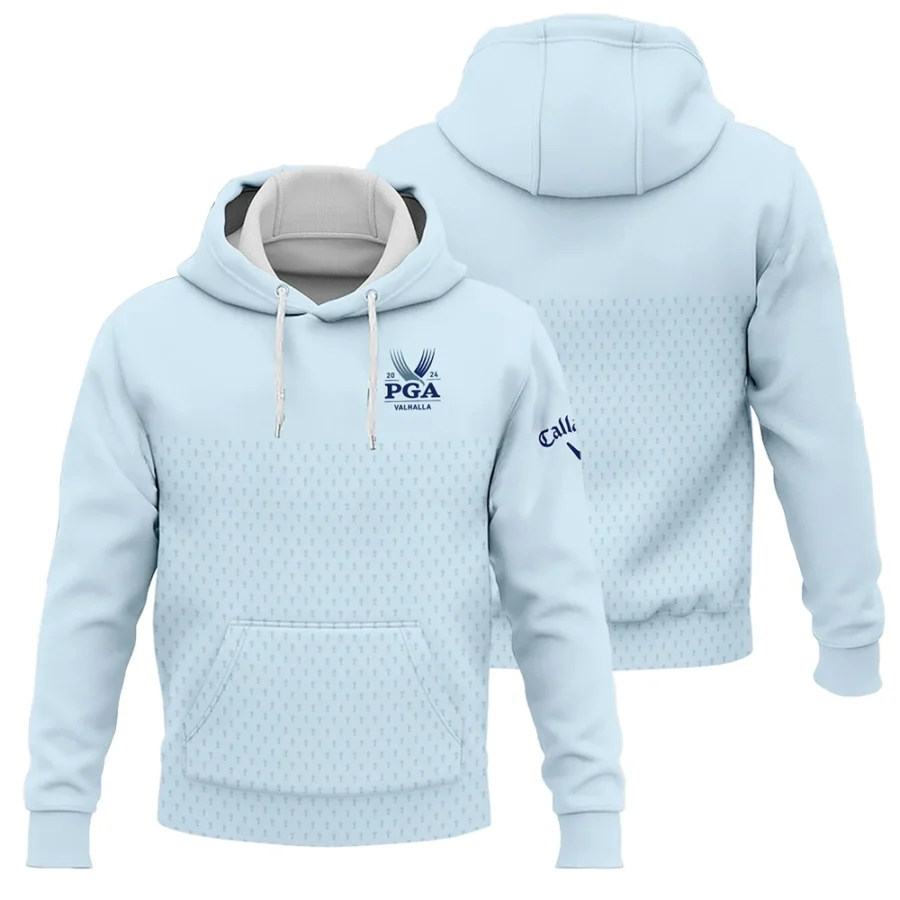 PGA Trophy Pattern Light Blue 2024 PGA Championship Valhalla Callaway Hoodie Shirt Style Classic Hoodie Shirt